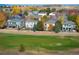 Community features well-maintained homes with a golf course backdrop and mature trees at 4340 Nelson Dr, Broomfield, CO 80023