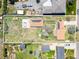 Overhead view displays the property with solar panels, hot tub, and well-defined boundary lines at 6212 S Pennsylvania St, Centennial, CO 80121