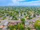 Neighborhood aerial view highlighting tidy homes, established trees, and orderly street layouts at 9832 High St, Thornton, CO 80229