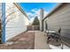 View of patio, backyard with rock ground covering at 5761 W 71St Ave, Arvada, CO 80003