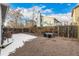 Private backyard with a fence, low maintenance gravel, and great sunlight at 5761 W 71St Ave, Arvada, CO 80003