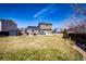 Landscaped backyard with patio and fencing at 2070 E 125Th Pl, Thornton, CO 80241