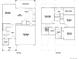 Detailed floor plan showcasing the layout of a two-story home with spacious rooms at 7307 S Yank Ct, Littleton, CO 80127