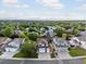 Aerial view of a neighborhood showcasing the beautiful tree coverage at 12695 Wolff St, Broomfield, CO 80020
