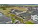 Landscaped yards and outdoor living spaces in this aerial view of this wonderful neighborhood at 228 Rogers Ct, Castle Rock, CO 80104