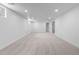 Large basement space with recessed lighting and potential for customization at 3055 S Winona Ct, Denver, CO 80236