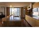 Stylish kitchen featuring granite countertops, stainless steel appliances, and city views at 1133 14Th St # 2000, Denver, CO 80202