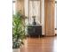 Elegant living room featuring hardwood floors, stylish decor, and large windows with city views at 1133 14Th St # 2000, Denver, CO 80202