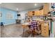 Spacious craft room with natural light and custom cabinets at 6618 Lynch Ln, Castle Rock, CO 80108
