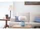 Close-up of a comfortable seating area near a window at 4635 S Odessa St, Centennial, CO 80015