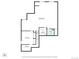 Basement floor plan with recreation room, bedroom, bathroom, and storage at 5960 S Estes St, Littleton, CO 80123