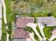 Overhead shot of the home's location in a neighborhood with lawns and driveways at 23961 E Easter Pl, Aurora, CO 80016