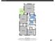 The floor plan displays the second level bedrooms, baths and a balcony at 161 S Pearl St, Denver, CO 80209