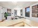 Cozy living room showcasing a comfortable sectional sofa and bright windows at 444 17Th St # 603, Denver, CO 80202