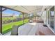 Outdoor patio with a grill and seating, opening to a lush backyard, perfect for entertaining and relaxation at 13266 Canopus Dr, Lone Tree, CO 80124