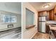 Stylish kitchen with stainless steel appliances and breakfast bar, great for entertaining at 5875 E Iliff Ave # 115, Denver, CO 80222