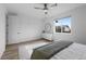 Cozy bedroom with ample natural light, plush carpeting, and a calming color scheme at 180 N Edge Cliff St, Castle Rock, CO 80104