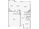 Detailed floor plan showcasing the layout of the main level with living areas, kitchen, and garage at 10733 Salida St, Commerce City, CO 80022