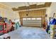 Spacious two-car garage with ample storage space and a convenient automatic door opener at 10733 Salida St, Commerce City, CO 80022