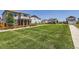 Beautifully maintained lawn and landscaping in this residential neighborhood at 764 N Quatar St, Aurora, CO 80018