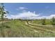 Scenic view of the neighborhood park with walking trails and community landscaping at 764 N Quatar St, Aurora, CO 80018
