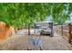Relaxing backyard space with a gazebo and butterfly chair at 61 S 17Th Avdr, Brighton, CO 80601