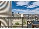 Stunning city views from the balcony, perfect for outdoor relaxation at 2001 Lincoln St # 2213, Denver, CO 80202