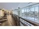 Fitness center with cardio and weight equipment, overlooking city views and a pool at 2001 Lincoln St # 2213, Denver, CO 80202