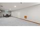 Spacious basement area featuring soft carpet, recessed lights and a games table at 7552 Nikau Dr, Niwot, CO 80503