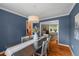 Stylish dining room featuring hardwood floors and an open floor plan at 6918 E Long Ave, Centennial, CO 80112