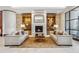 Inviting living room featuring a fireplace, plush sofas, and stylish decor at 7600 Landmark Way # 1215, Greenwood Village, CO 80111