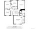 Second floor plan with bedrooms, bathrooms, and layout of the primary suite at 17018 Carr Ave, Parker, CO 80134
