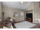 Inviting living room with vaulted ceilings and neutral decor at 17018 Carr Ave, Parker, CO 80134