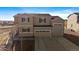 Charming two-story home with a two car garage and inviting curb appeal at 42855 Hawktree Cir, Elizabeth, CO 80107