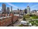 A vibrant cityscape view showcasing buildings, roads, trees, and a park at 100 Park Ave # 907, Denver, CO 80205