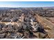 Expansive aerial view of a residential community with well-maintained townhomes and green spaces at 277 S Taft Ct # 54, Louisville, CO 80027