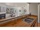 This kitchen features a sink with wooden countertops, seamlessly connecting to the dining room at 277 S Taft Ct # 54, Louisville, CO 80027