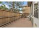 Paver patio is fenced and ready for entertaining or relaxing outdoors at 1409 Carlyle Park Cir, Highlands Ranch, CO 80129