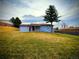 A large backyard with lush grass and mature trees, ideal for recreation and relaxation at 1853 S Urban Way, Lakewood, CO 80228