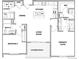 Detailed floor plan showcasing the layout of the home, including the kitchen, living room, and bedrooms at 9283 Twenty Mile Rd # 308, Parker, CO 80134