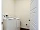 Functional laundry room with modern washer and dryer units ready for convenient chores at 9283 Twenty Mile Rd # 308, Parker, CO 80134