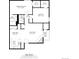 Detailed floorplan showcasing the layout and dimensions of the home at 11905 E Harvard Ave # 208, Aurora, CO 80014