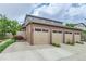 Three-car garage with attached driveway at 4137 Clifton Ct, Boulder, CO 80301