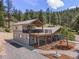 Stunning multi-level house with spacious decks, lush landscaping, and gorgeous views, perfect for outdoor living at 2230 S Platte River Rd, Sedalia, CO 80135