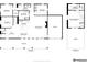 Detailed floor plan layout showing room dimensions and the overall design of the home at 2230 S Platte River Rd, Sedalia, CO 80135