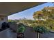 Balcony features a skyline view with potted plants lining the balcony, adding a touch of nature at 1085 N Lafayette St # 704, Denver, CO 80218