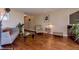 Inviting living room featuring hardwood floors, stylish furnishings, and ample natural light at 1085 N Lafayette St # 704, Denver, CO 80218