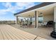Spacious covered patio with modern furniture and city views, perfect for relaxation at 1085 N Lafayette St # 704, Denver, CO 80218
