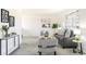 Inviting living room features neutral-toned furniture and stylish decor at 3408 S Kittredge St, Aurora, CO 80013