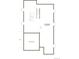 Floor plan for unfinished basement showing layout and dimensions at 25204 E Warren Pl, Aurora, CO 80018